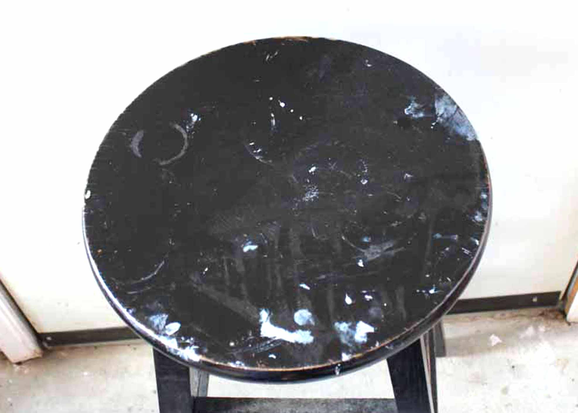 Pair of Black Bar Stools