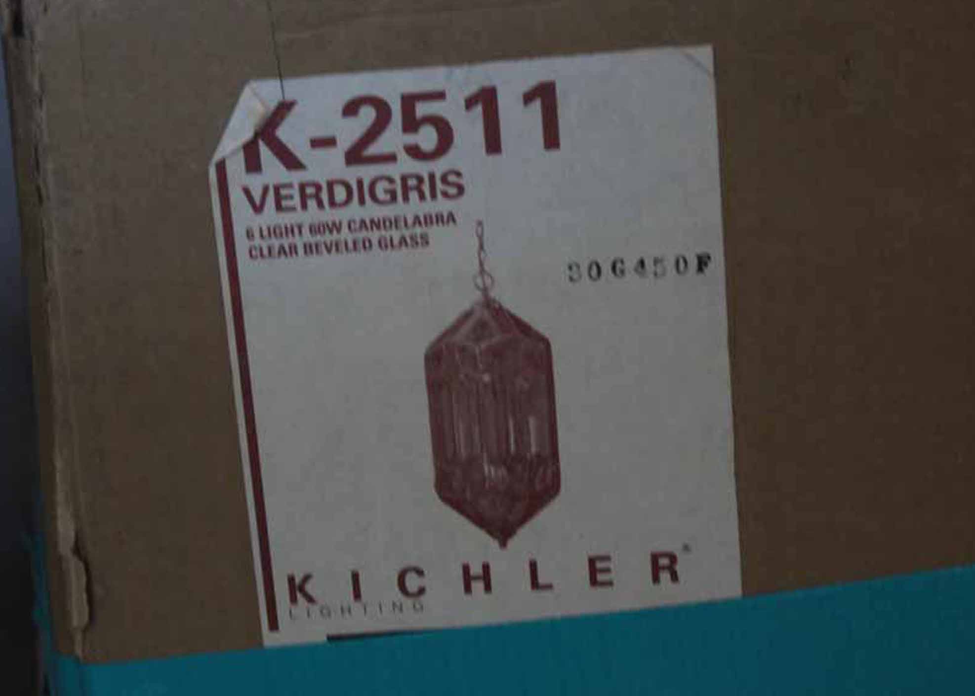 Kichler Leaded Glass Pendant Fixture