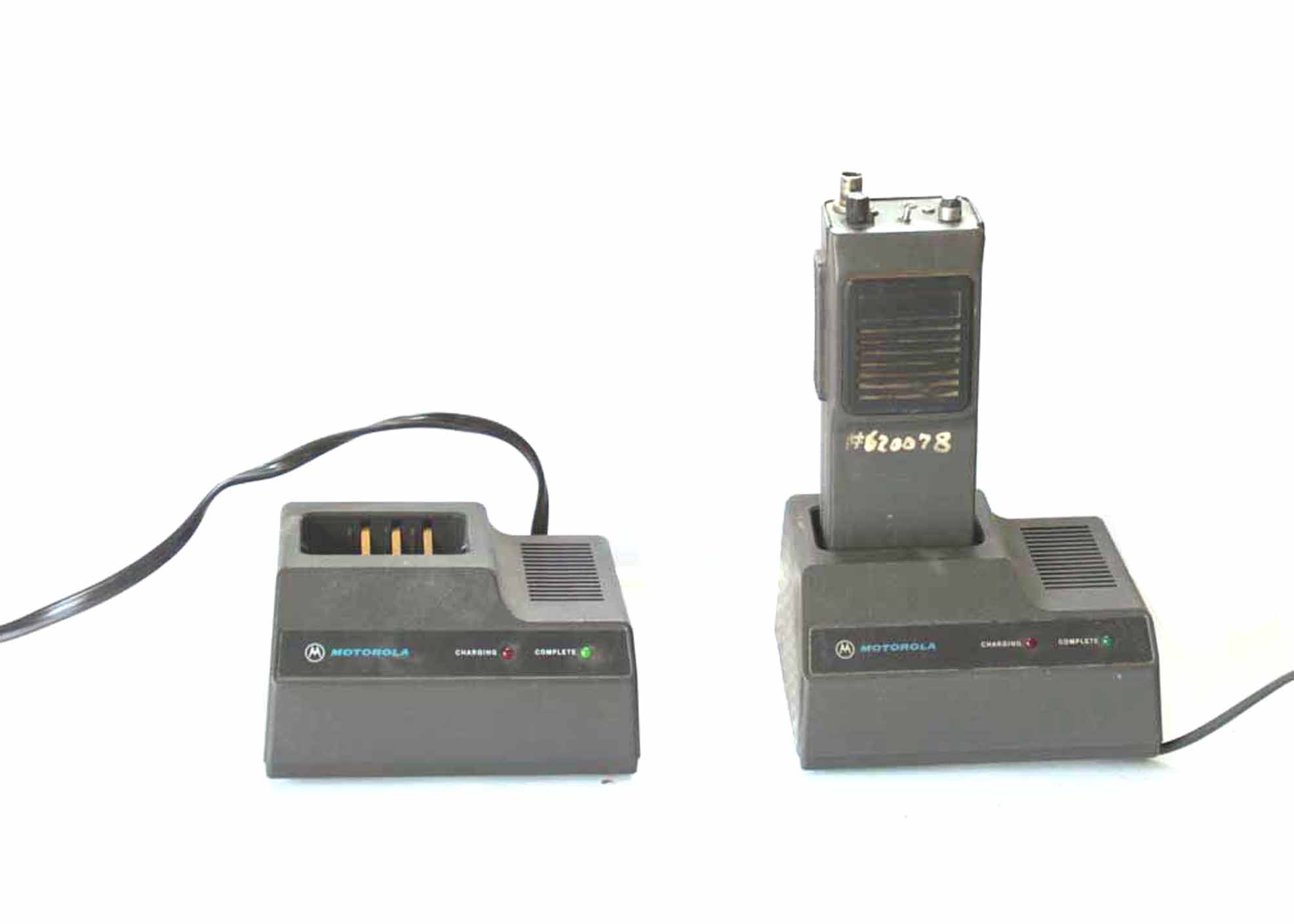 Motorola Rapid Battery Chargers and Handheld Radio Unit