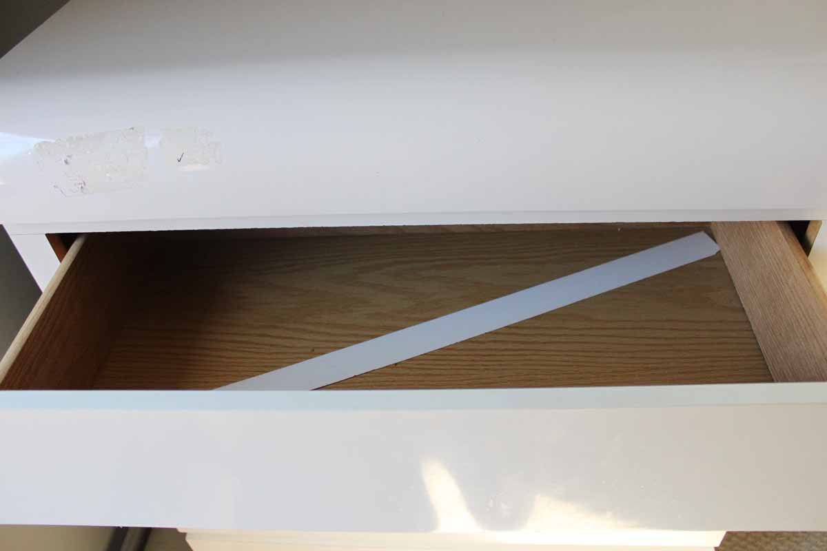 Contemporary Vinyl Dresser