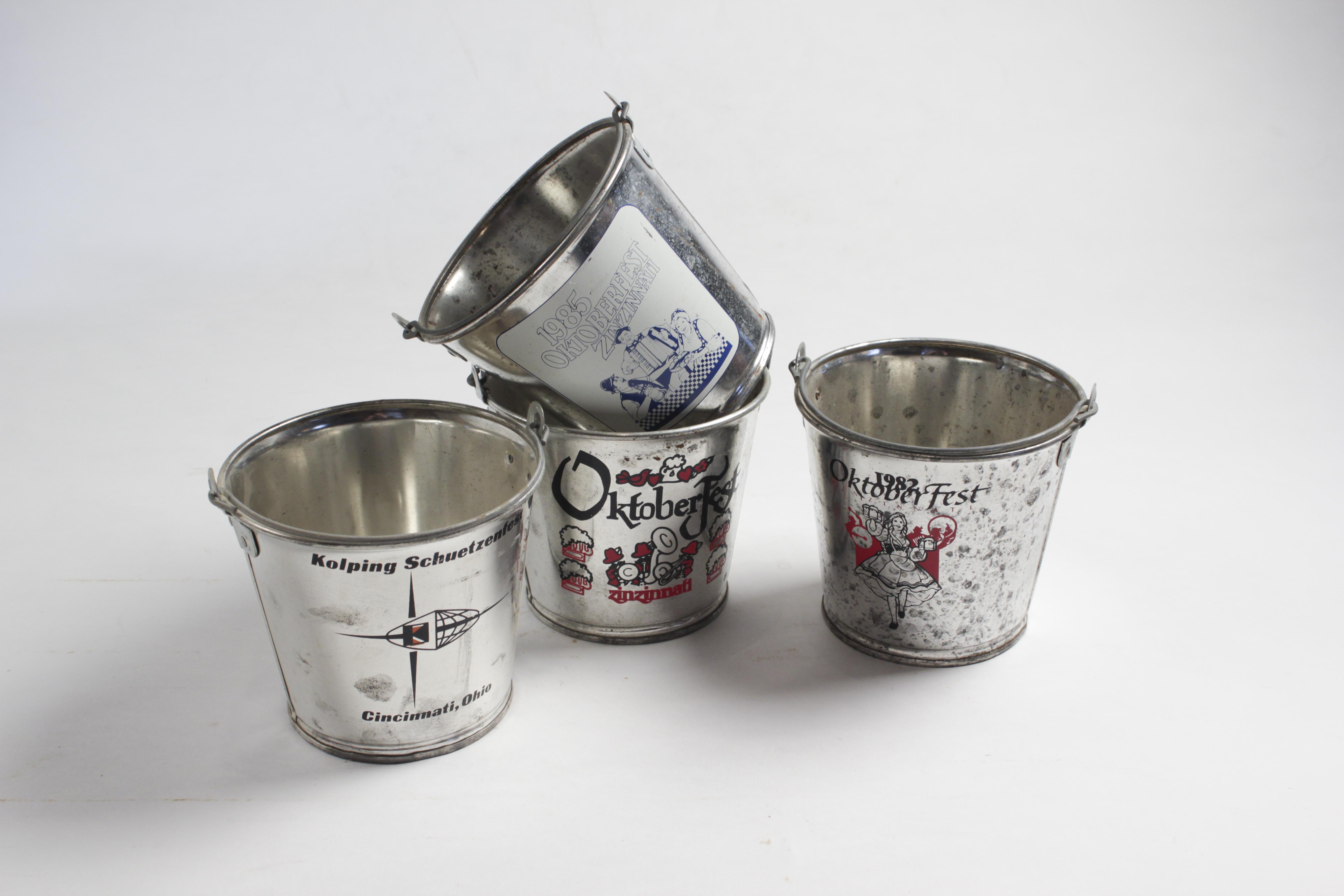 1980's Cincinnati Oktoberfest Commemorative Buckets