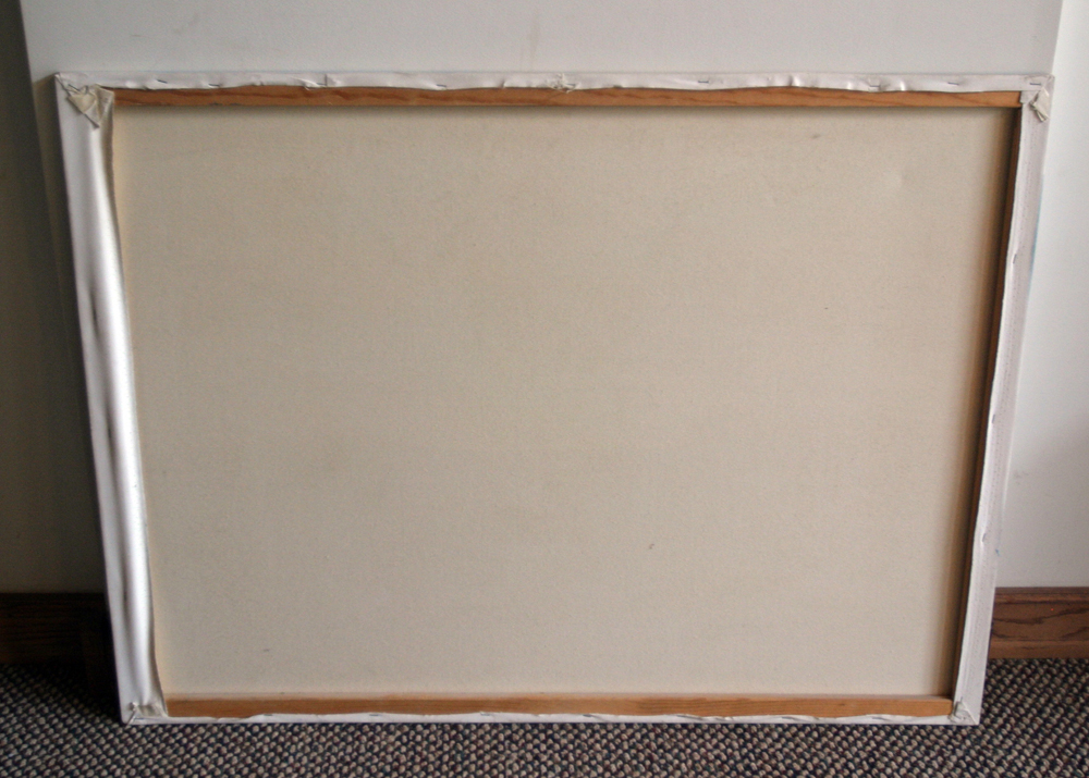 Substantial Sunset Painting on Canvas