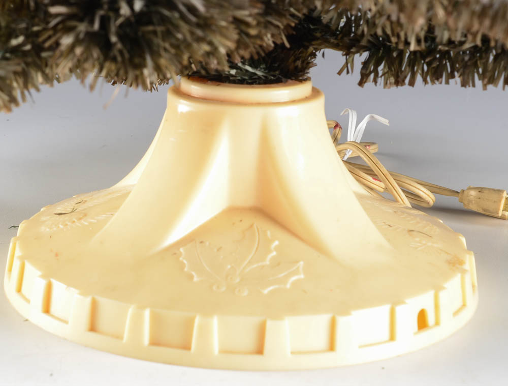 Vintage 9 Bubble Light Tabletop Christmas Tree