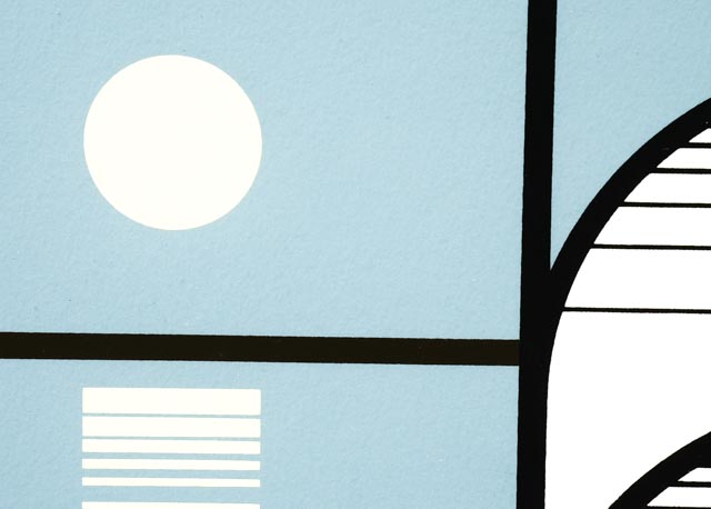 Charley Harper "Skimmerscape" Limited Edition Serigraph