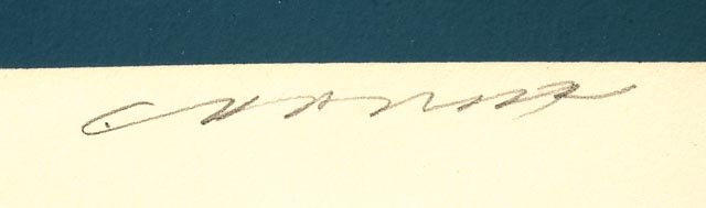 Charley Harper "Skimmerscape" Limited Edition Serigraph