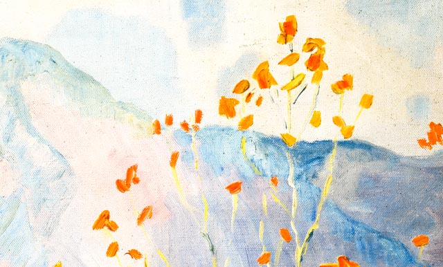 C.H. Dunning Original 1927 Oil on Canvas "Trout Stream"