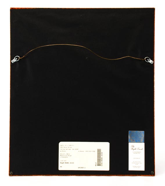 Emile Bellet Limited Edition Lithograph "Maternite Rouge"