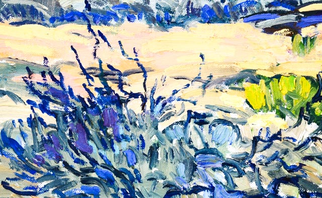 Robert Daughters Original Oil on Canvas "Storm on the Mesa"