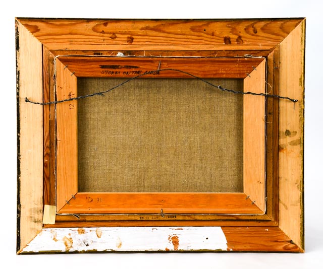 Robert Daughters Original Oil on Canvas "Storm on the Mesa"