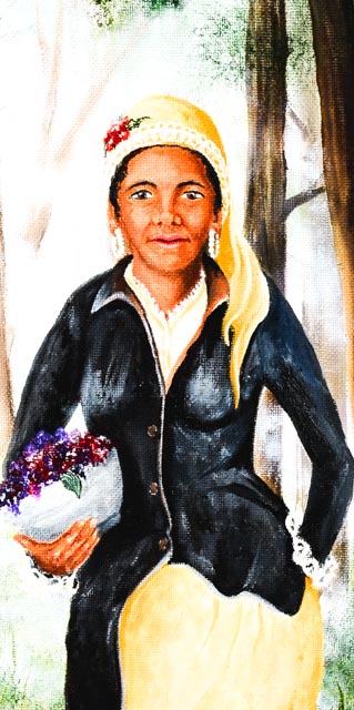 D. R. Huggins Oil on Canvas Board Painting