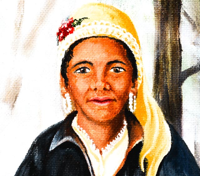 D. R. Huggins Oil on Canvas Board Painting