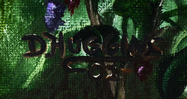 D. R. Huggins Oil on Canvas Board Painting
