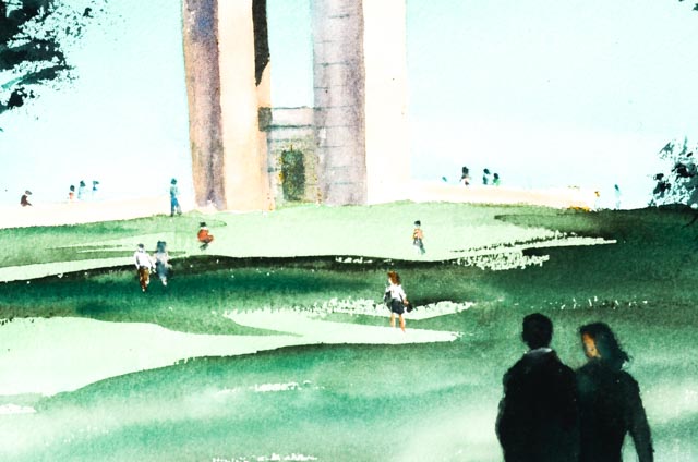 Emerick C. Malogorski Original Watercolor of Carillon Park
