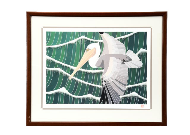 Ikki Matsumoto Signed Print "Skimming the White Caps"