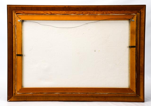 Caroline Burnett Oil Painting of Parisian Street Scene