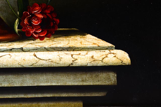 M. Corda Original Oil Painting of Floral Still Life