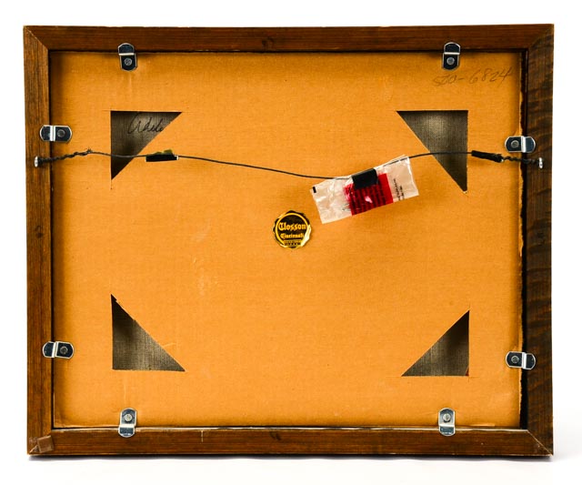 Adeline A. Hoagland Oil Painting of Children at Seashore