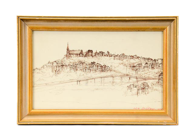 Julia Stillpass Ink on Paper of Mt. Adams