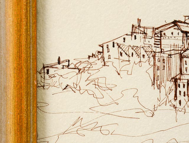 Julia Stillpass Ink on Paper of Mt. Adams