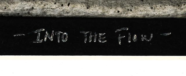 Ralph Prata Limited Edition Concrete Carving "Into the Flow"