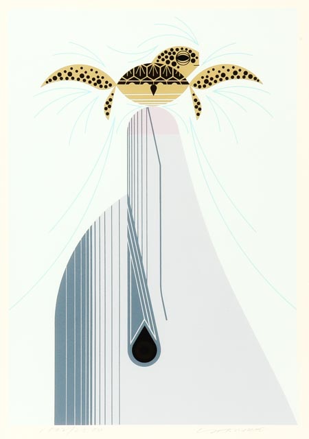 Charley Harper Limited Edition Serigraph "Dolfun"