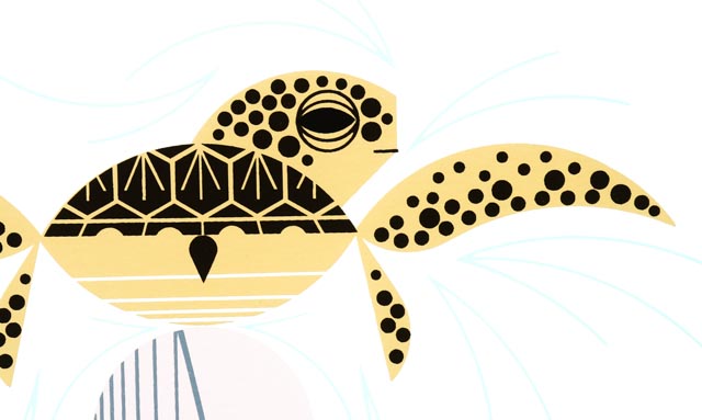 Charley Harper Limited Edition Serigraph "Dolfun"