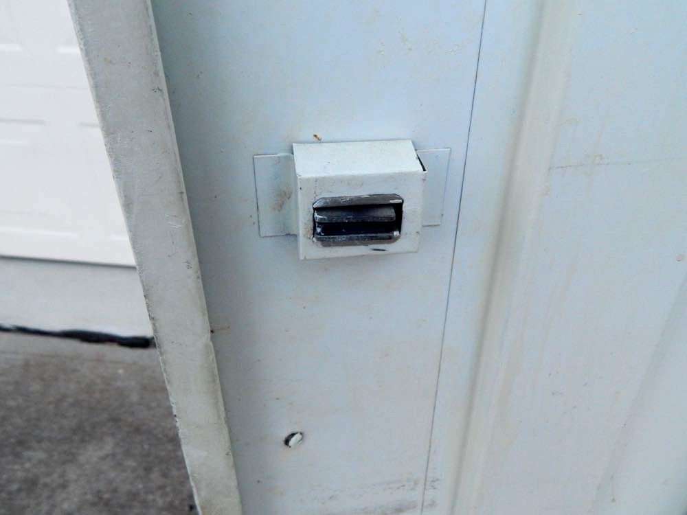 Vintage White Metal Cabinet