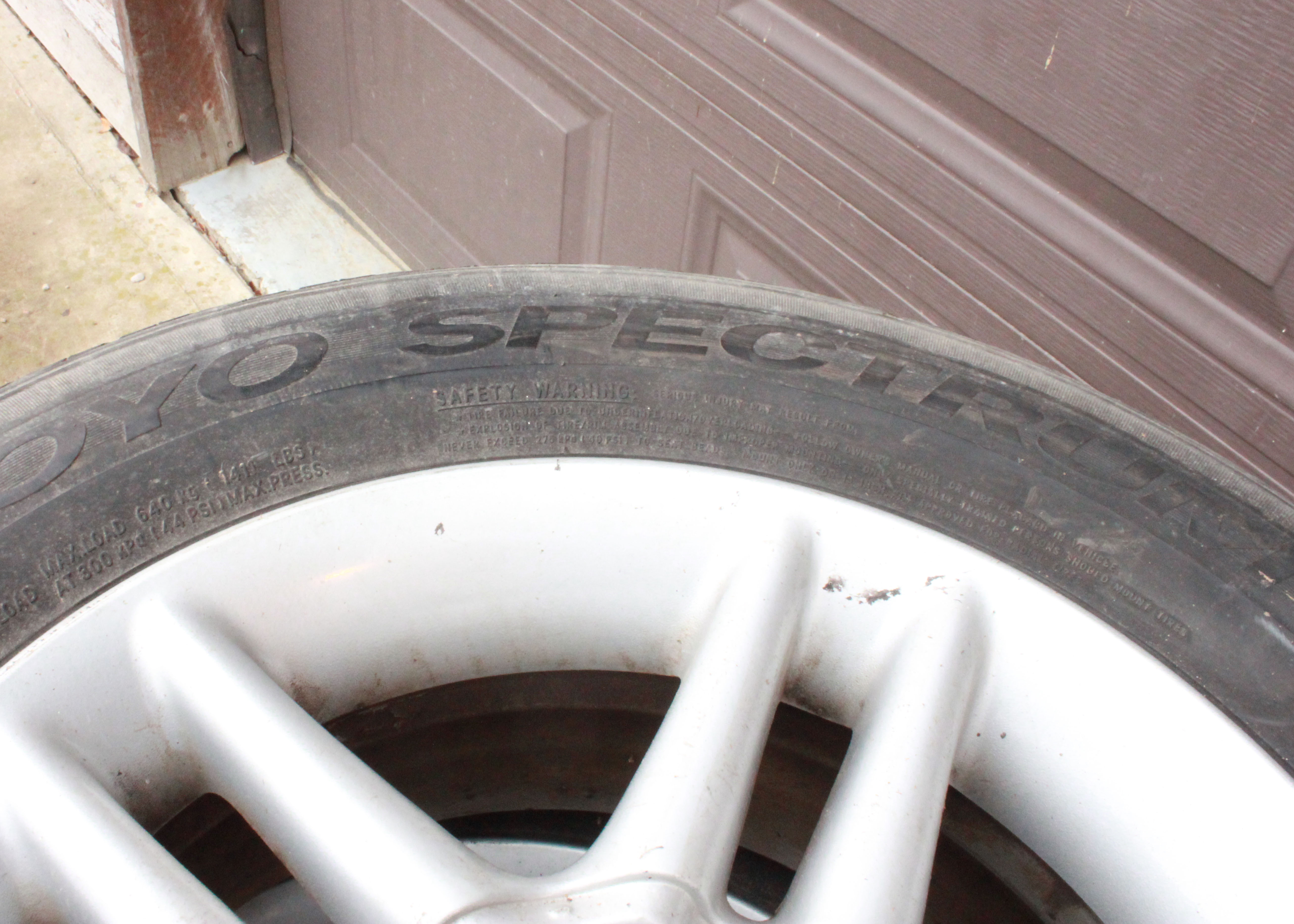 Set of Toyo Sectrum Touring Radial Car Tires