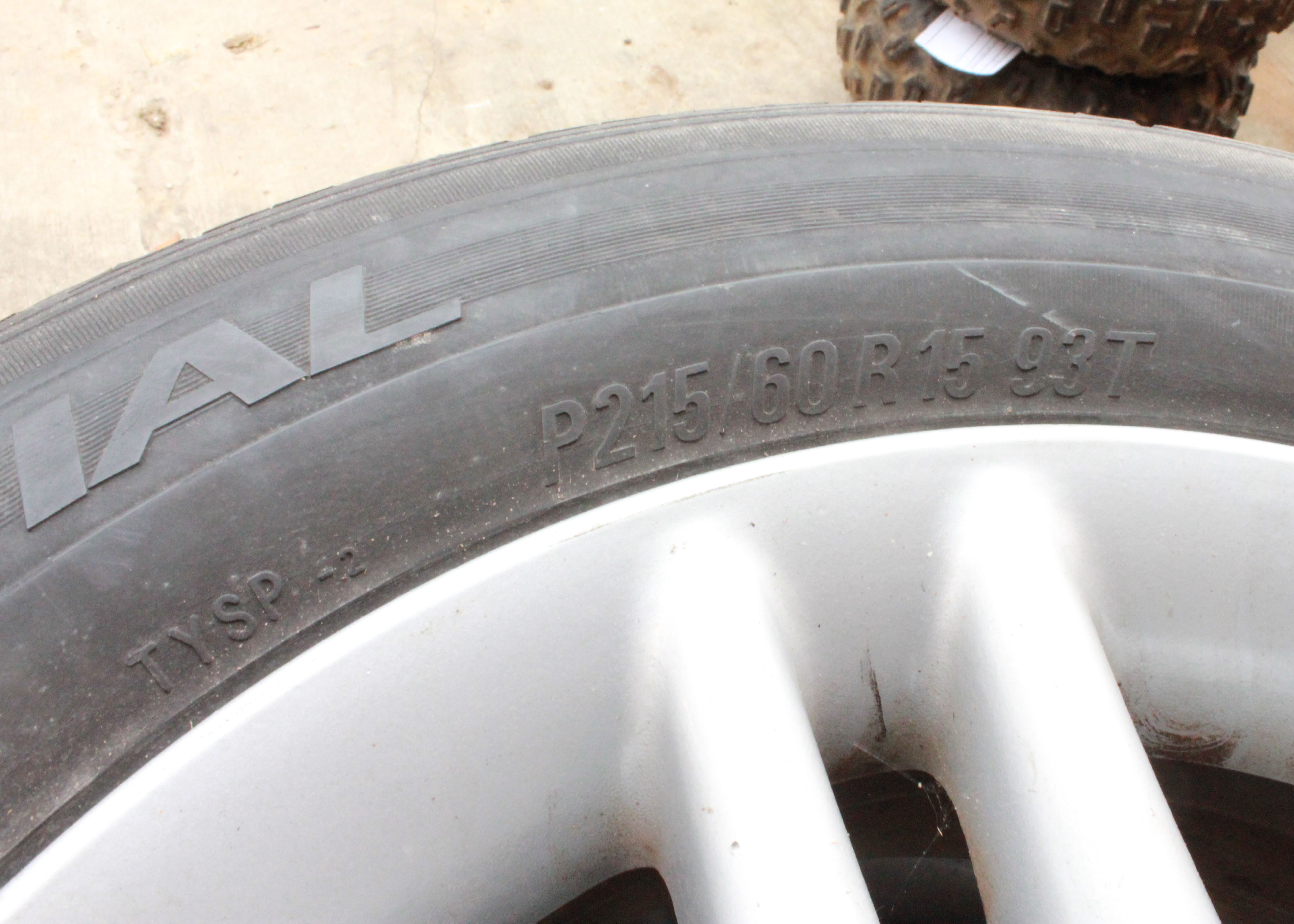 Set of Toyo Sectrum Touring Radial Car Tires