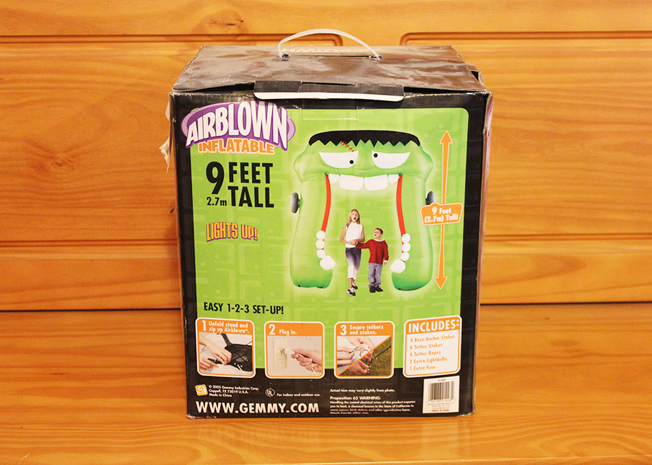 Gemmy 9' Inflatable Frankenstein Lamp