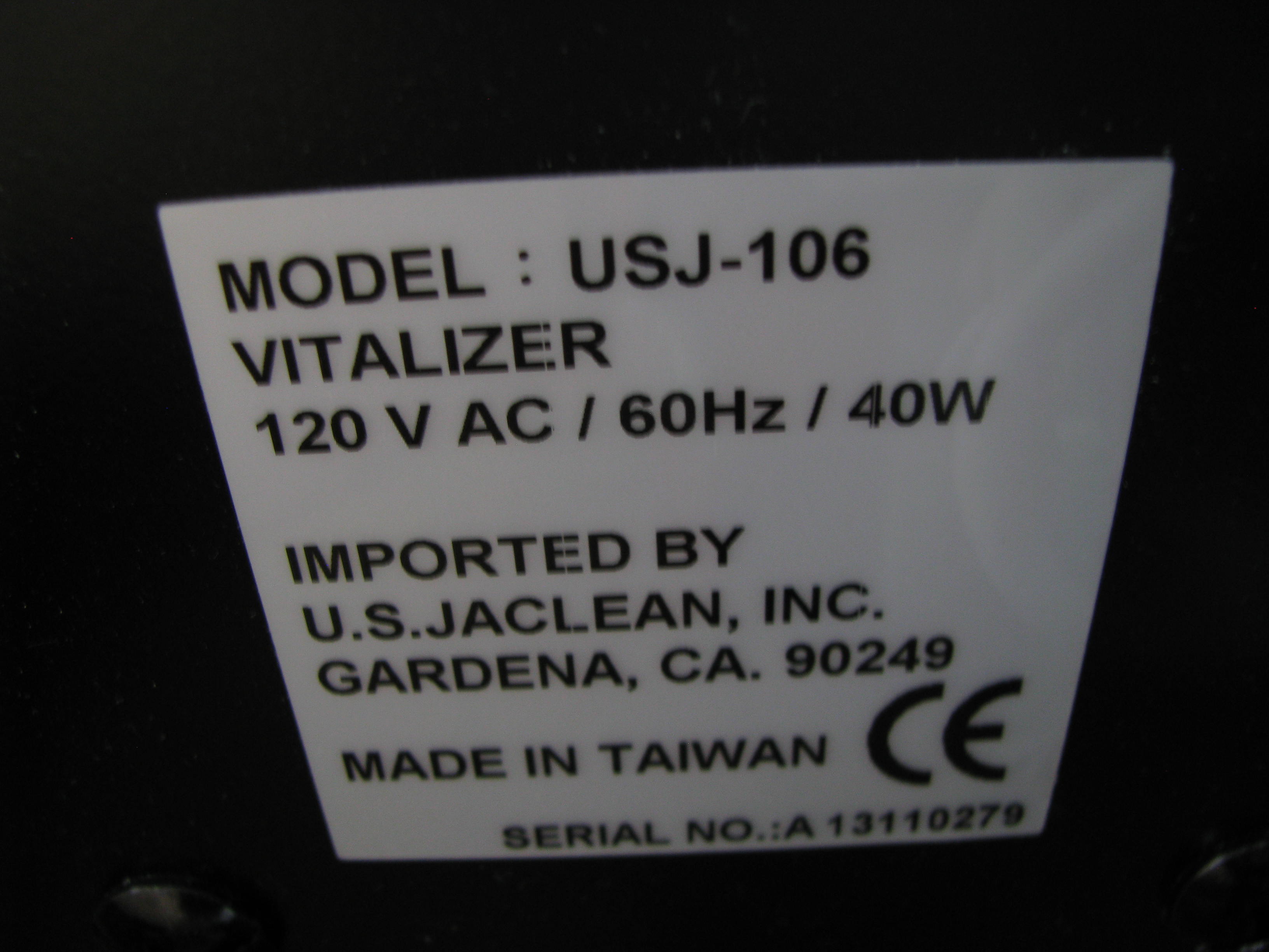 U.S.  Jaclean Chi Vitalizer Swing Machine USJ-106