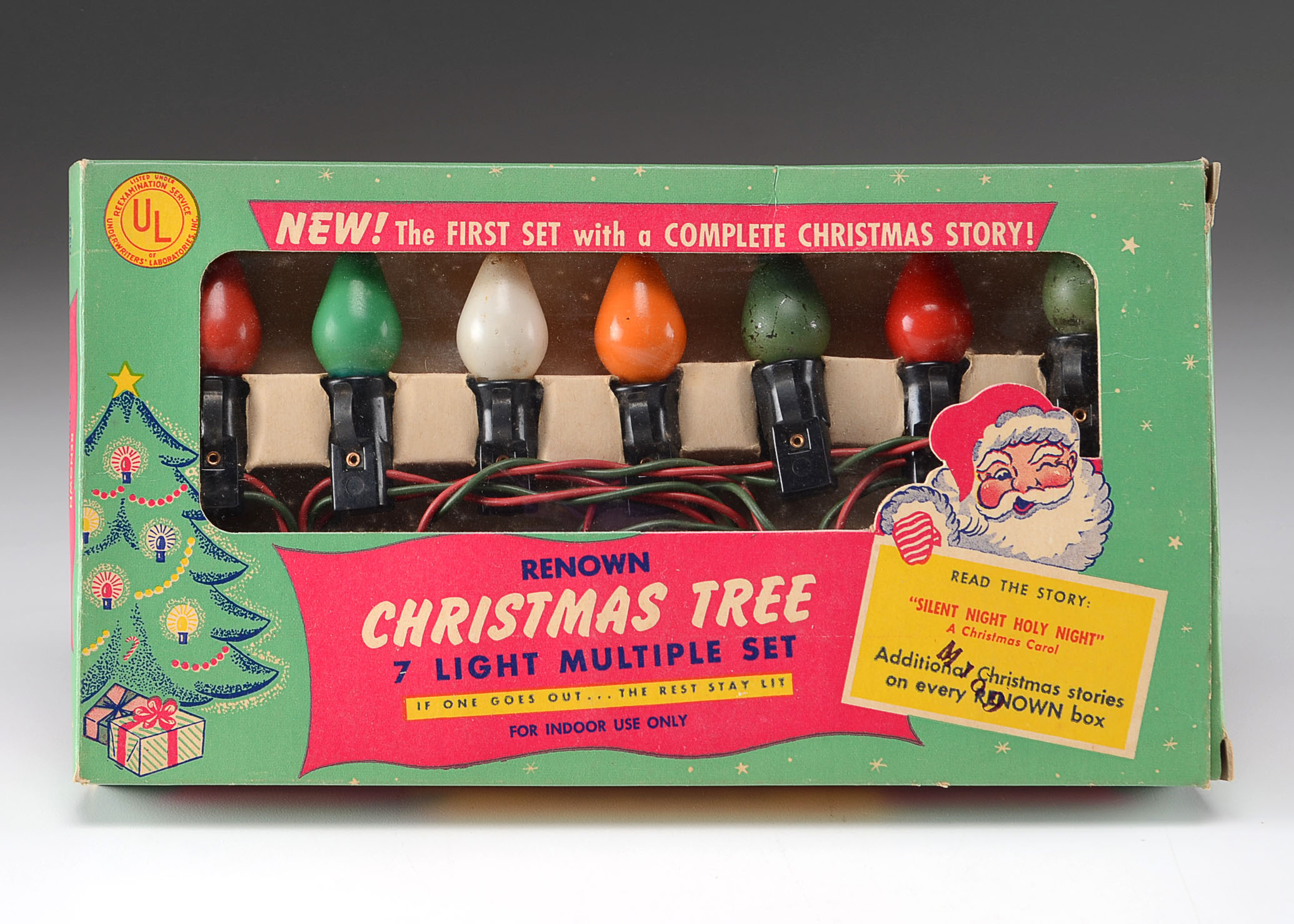 Vintage 1950s Renown Christmas Lights
