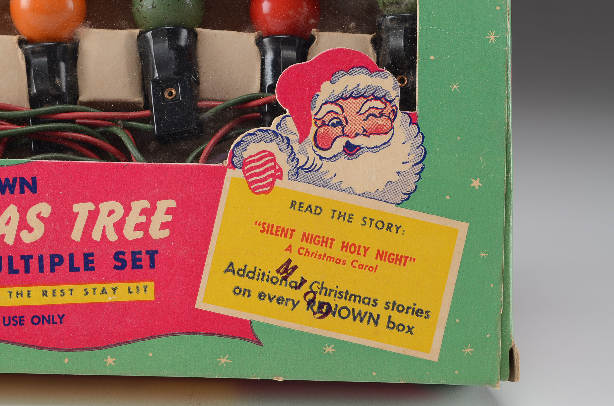 Vintage 1950s Renown Christmas Lights