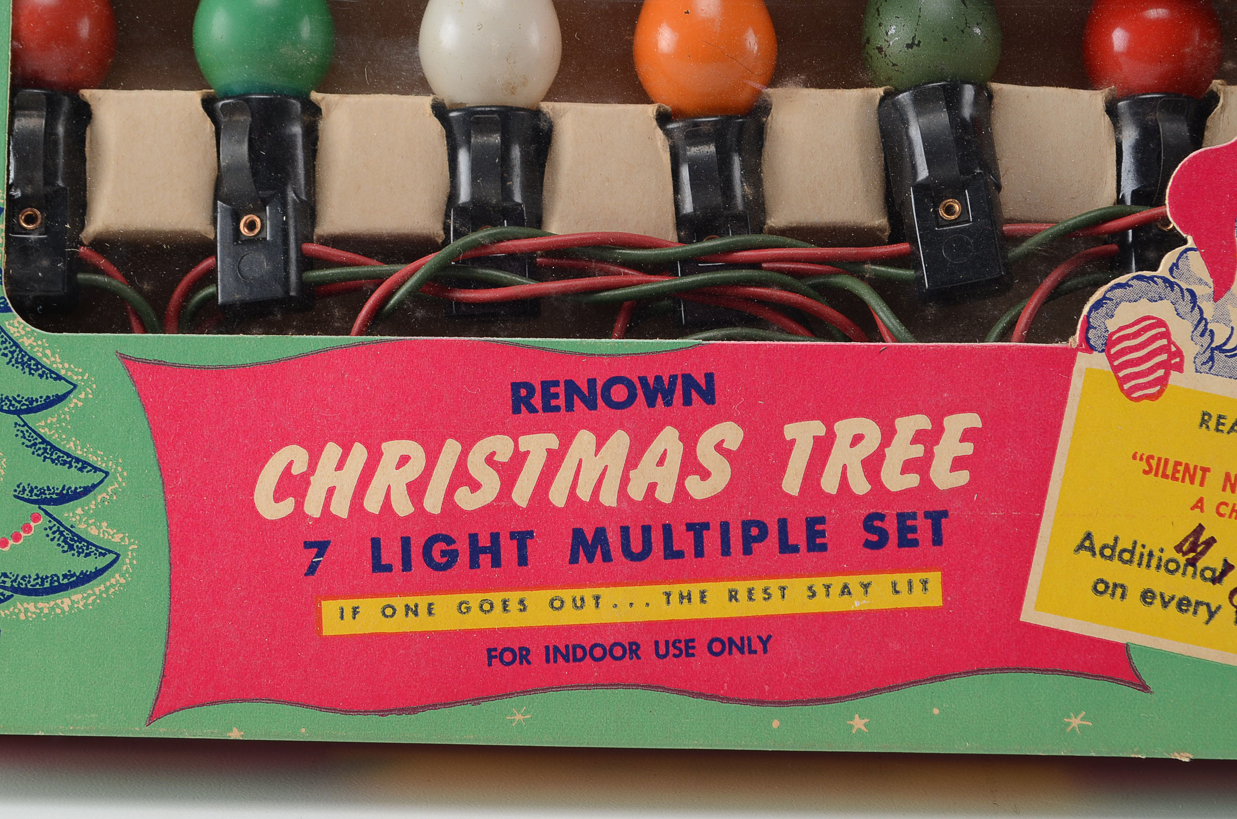 Vintage 1950s Renown Christmas Lights