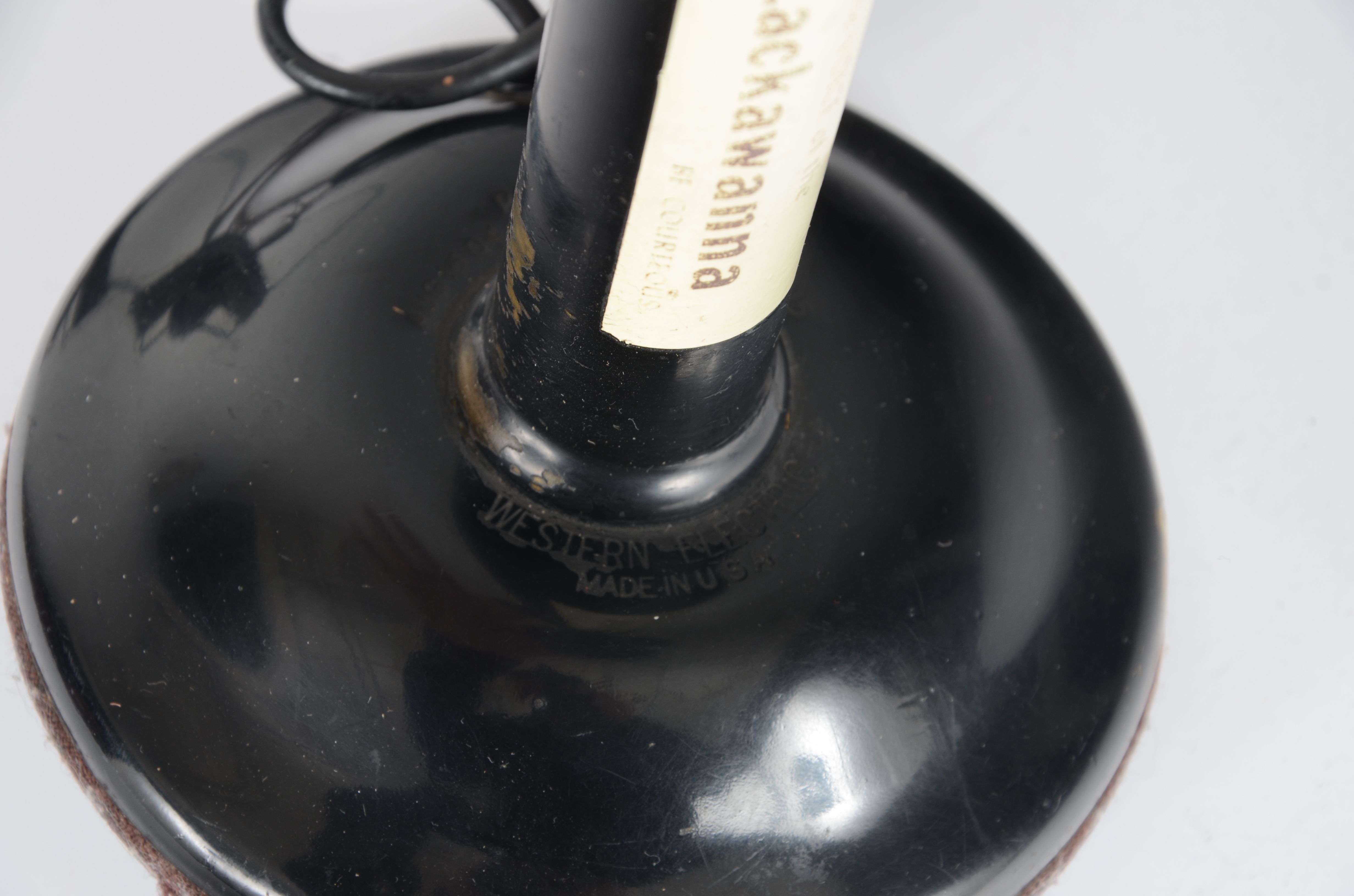 1915 Western Electric Candlestick Telephone With Operator Headset