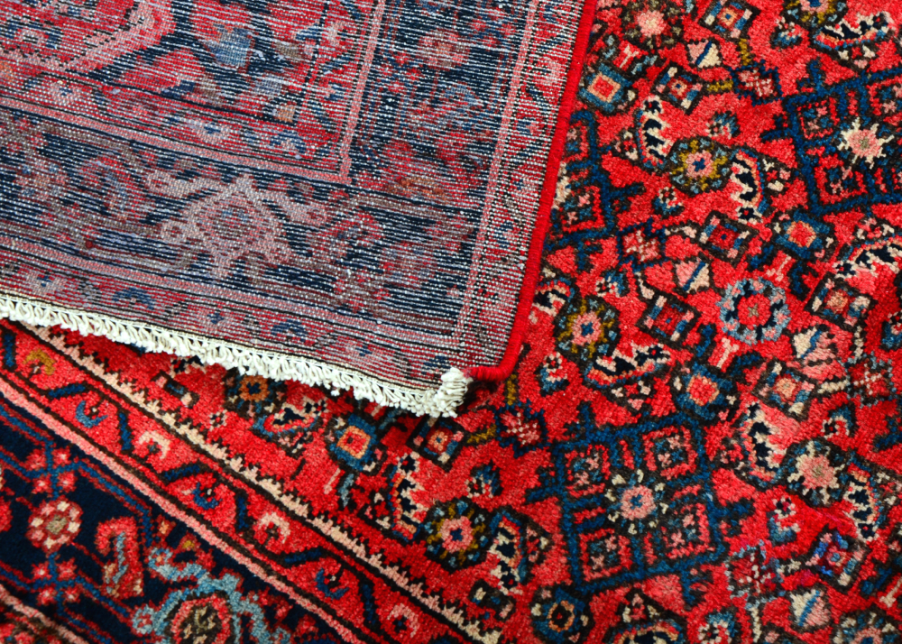 Semi-Antique Hand-Knotted Sarouk Style Hall Runner