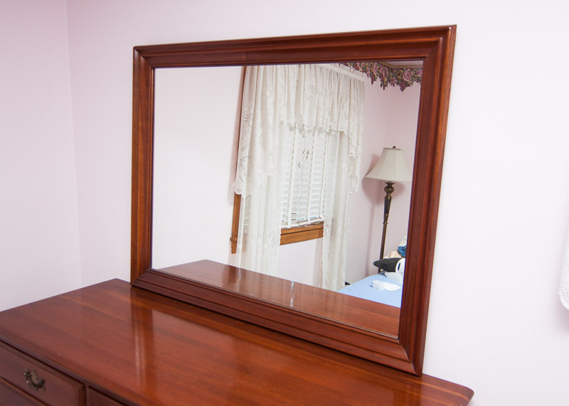 Ethan Allen by Baumritter Solid Cherry Dresser with Mirror