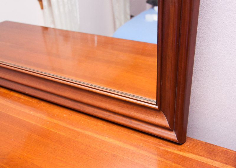 Ethan Allen by Baumritter Solid Cherry Dresser with Mirror