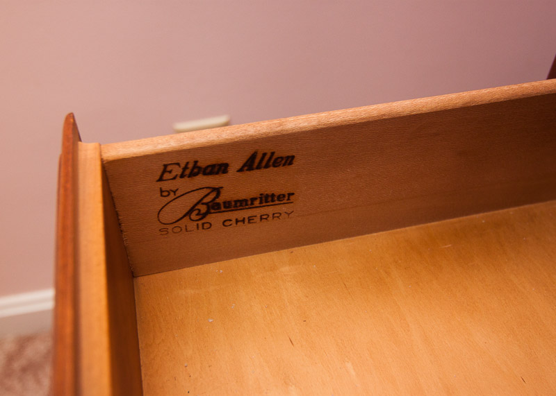 Ethan Allen by Baumritter Solid Cherry Dresser with Mirror