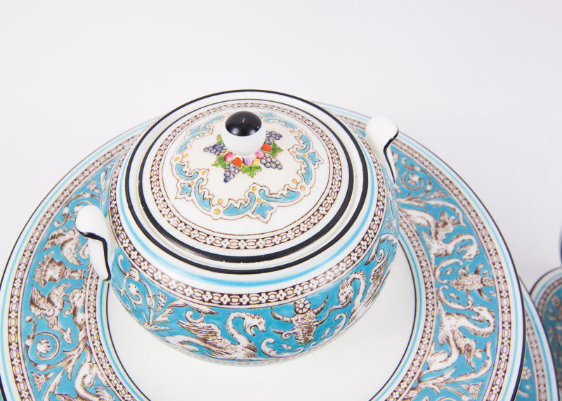 Wedgwood Bone China Florentine Pattern Set
