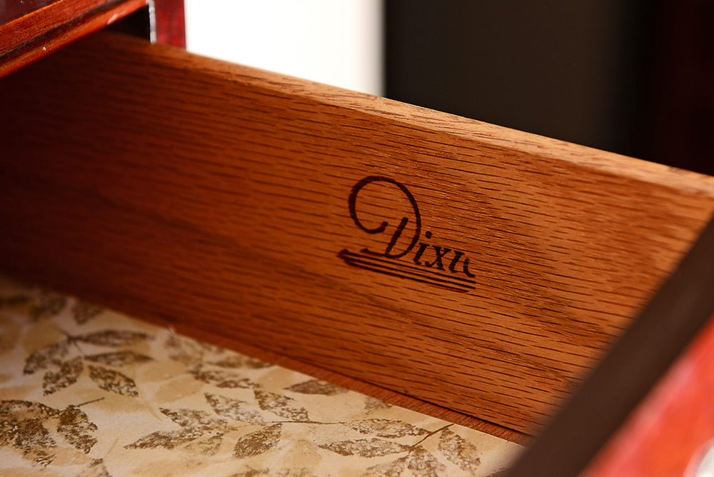 Mahogany Bow Front Chest On Chest