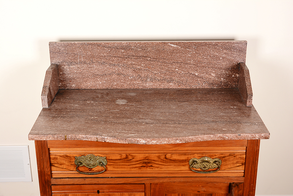 Eastlake Washstand with Granite Top