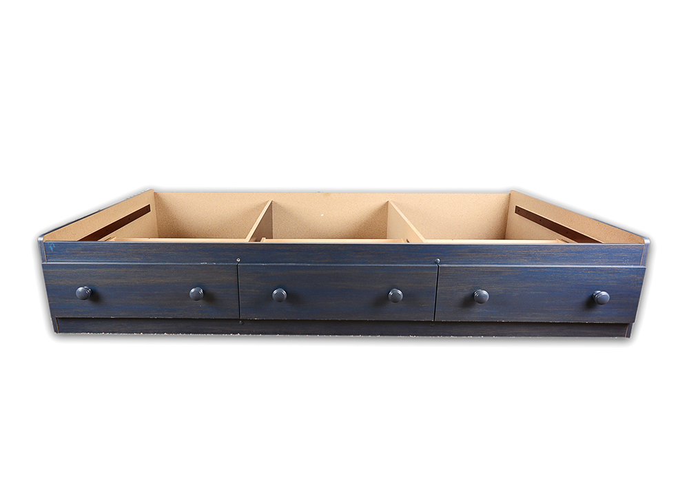 Twin Bed Frame with Storage Drawers