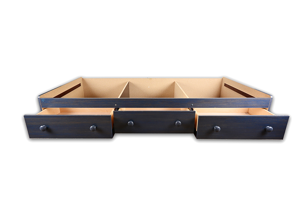 Twin Bed Frame with Storage Drawers