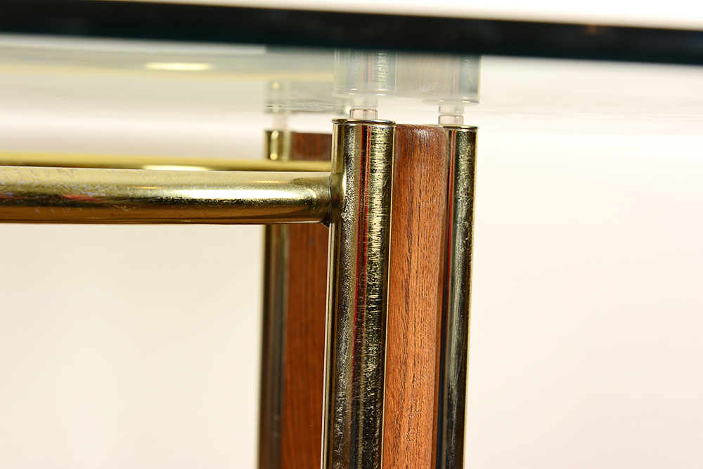 Vintage Dining Set with Glass Top Table