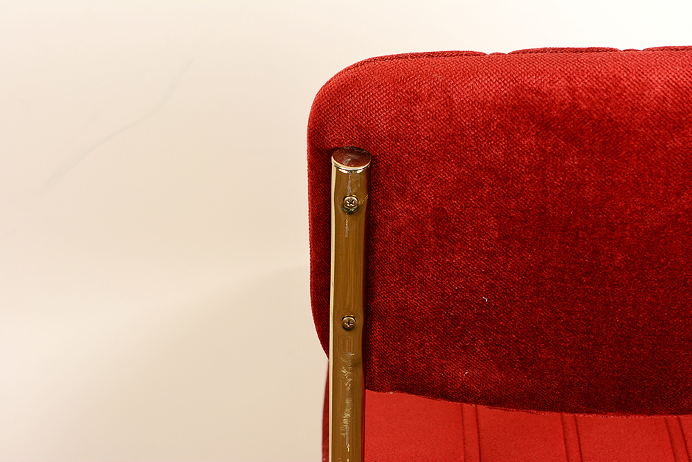 Vintage Dining Set with Glass Top Table