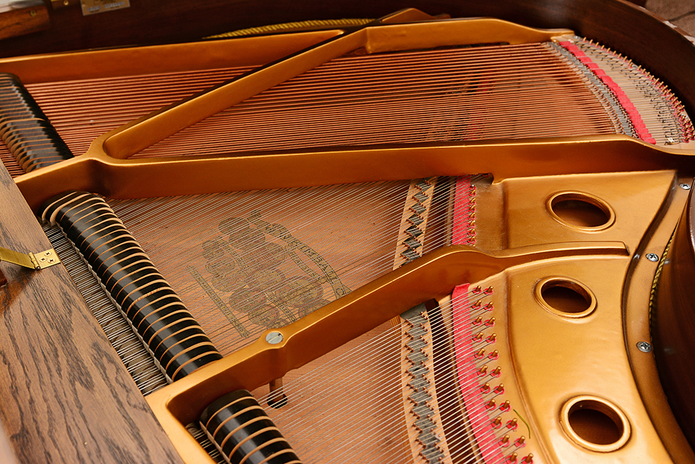 Kimball 5' Baby Grand Piano with Walnut Cabinet