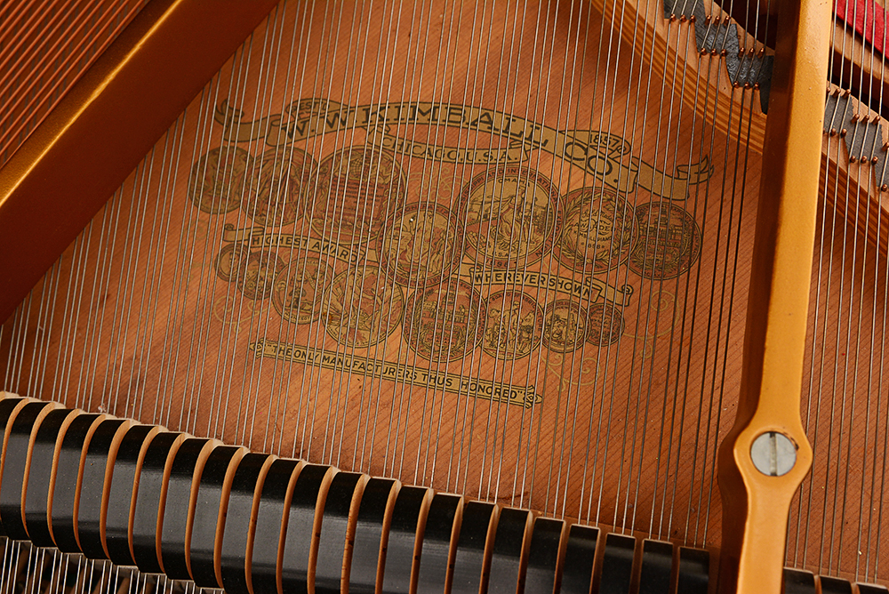 Kimball 5' Baby Grand Piano with Walnut Cabinet