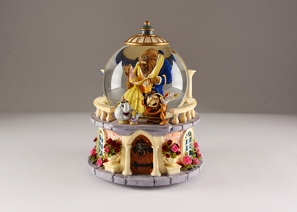 Beauty and The Beast Musical Snow Globe