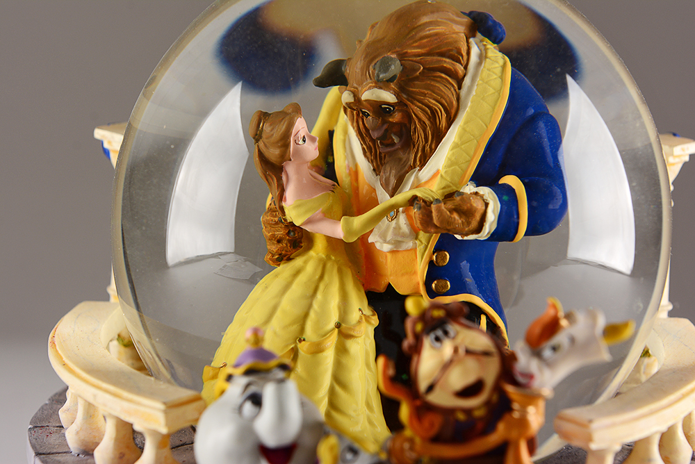 Beauty and The Beast Musical Snow Globe
